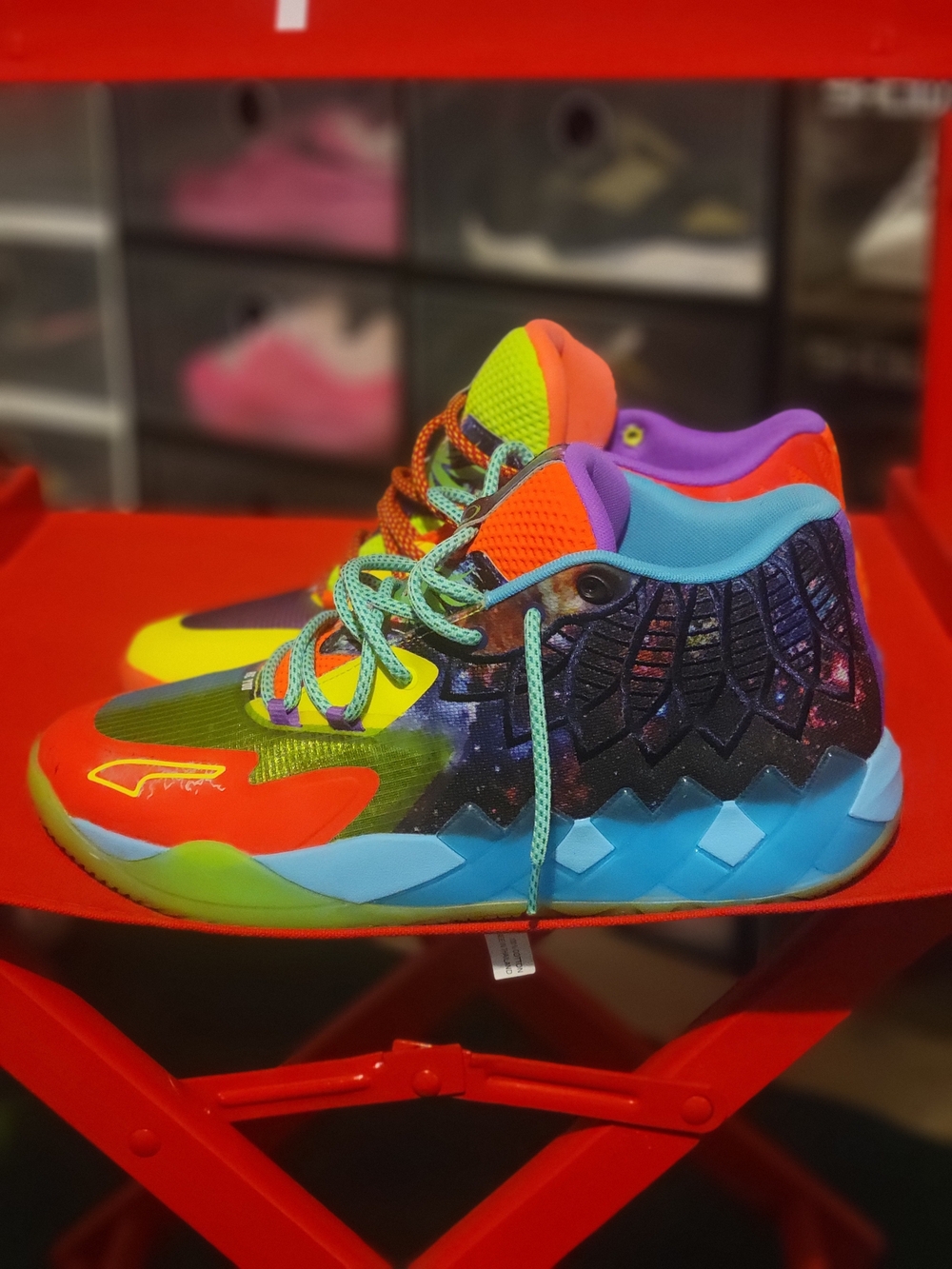 Puma Melo Ball Colorful Multicolor Basketball Sneakers